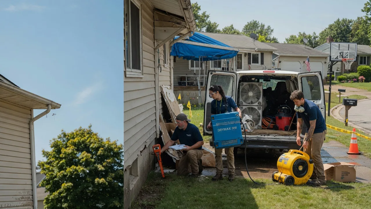 Ceiling Leak Cleanup in Cold Spring, MN near me